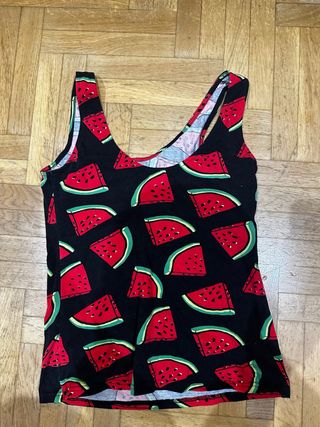 Camiseta H&M con estampado de sandía