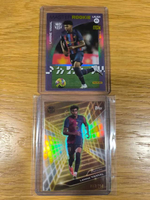 Cromos Lamine Yamal Master Rookie y Topps