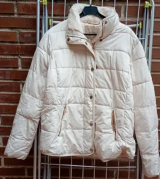 Abrigo acolchado ADINELL beige mujer