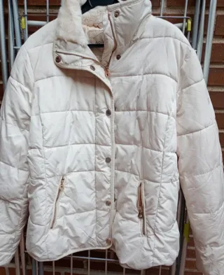 Abrigo acolchado ADINELL beige mujer