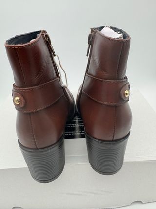 Geox D New Asheel Botas de Tobillo, 37 Marrón