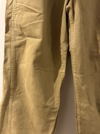 Pantalones Zara Slouchy Talla Única Verde oliva 