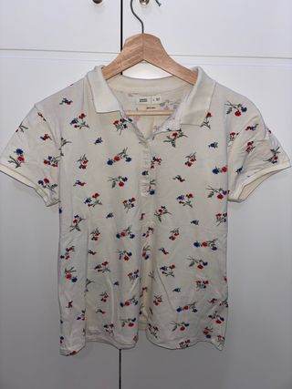 Polo floral Talla L Springfield