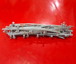 25 Vallas Scalextric SCX grises