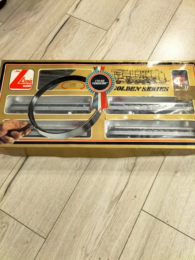 Lotto trenino Lima ETR 401 + locomotore E 645 FS