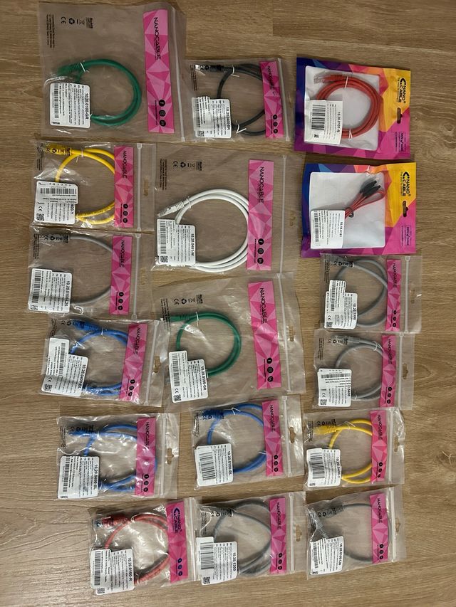 lote Cable NANOCABLE Rojo