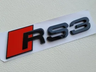 Logo Emblema Audi RS3 Pegatina de Maletero 