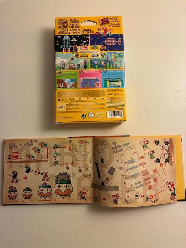 Mario Maker Caja y Libro EXCLUSIVOS