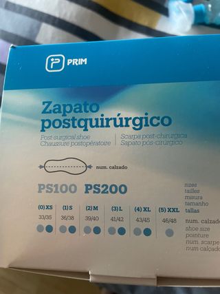 Zapato postquirúrgico PRIM Talla XL (43/45)