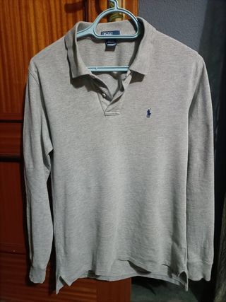 Polo Ralph Lauren Hombre Gris Talla L