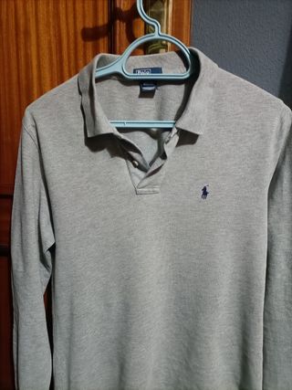 Polo Ralph Lauren Hombre Gris Talla L