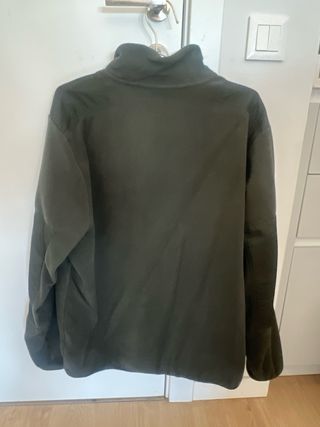 Sudadera Nike gris media cremallera 