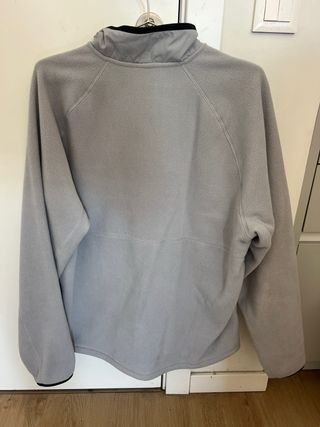 Sudadera Nike gris media cremallera 