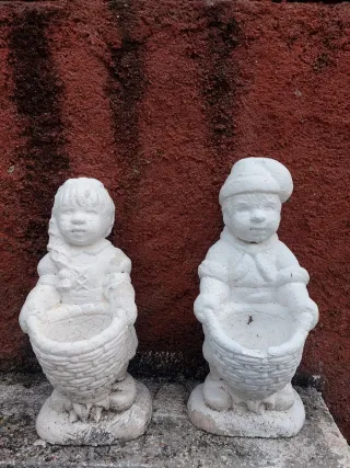 Figuras de piedra para jardín (2 unidades)