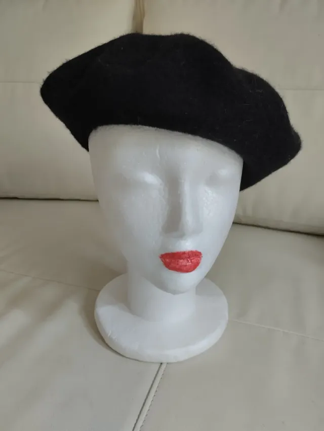 Gorro de lana negro
