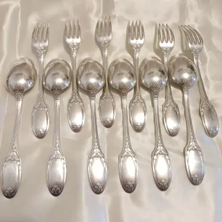 Christofle: set vintage posate placcate argento