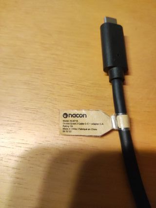 Cable USB-C Meta Quest 2 5 metros