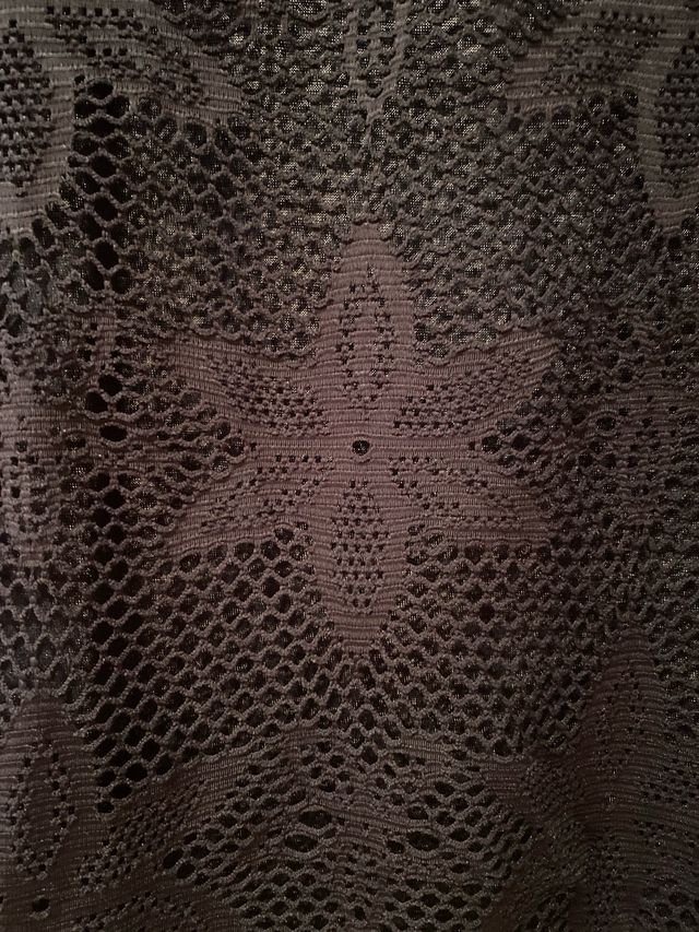 Camiseta mujer calada azul