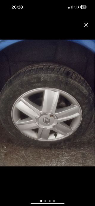 Llantas (1) Renault Megane 2 (sin neumático) 4x115