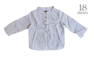 Camisa Riscas Kiabi 18 meses