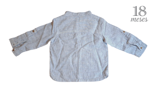 Camisa Riscas Kiabi 18 meses