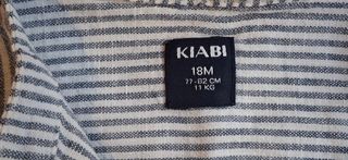 Camisa Riscas Kiabi 18 meses