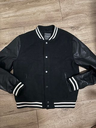 Chaqueta Bomber Negra Primark Talla M
