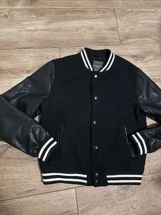 Chaqueta Bomber Negra Primark Talla M