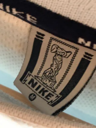 Sudadera Nike vintage, jersey retro Y2K azul