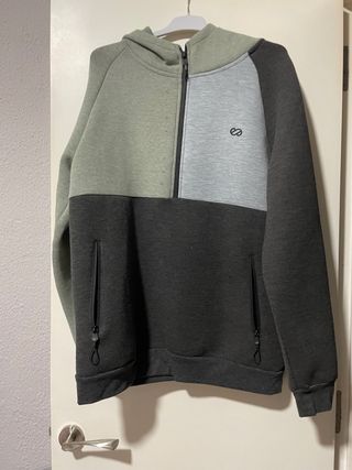 Sudadera Silver Gris y Verde