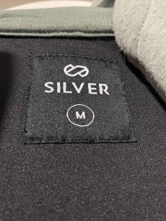 Sudadera Silver Gris y Verde
