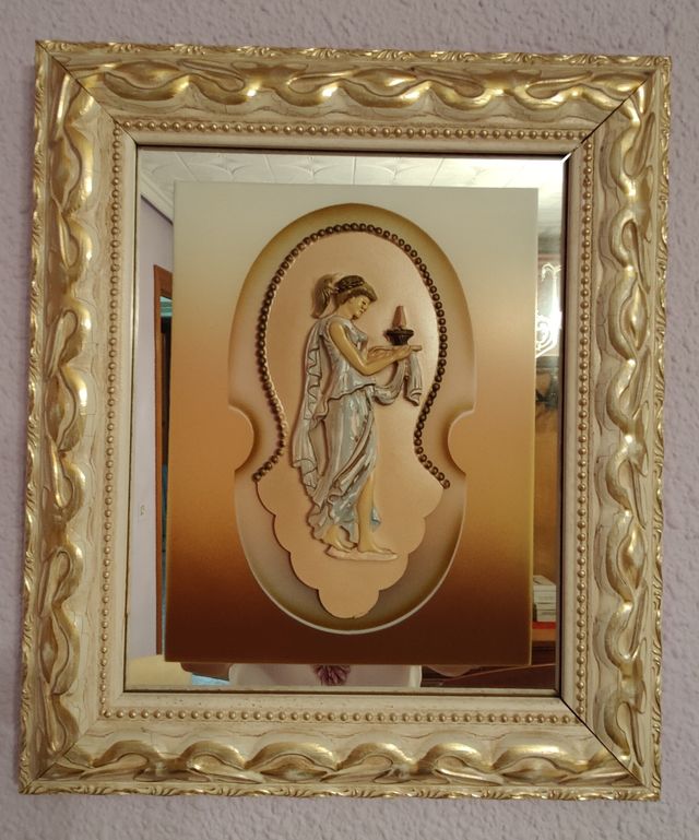 Set Cuadros Estilo Griego con Espejo