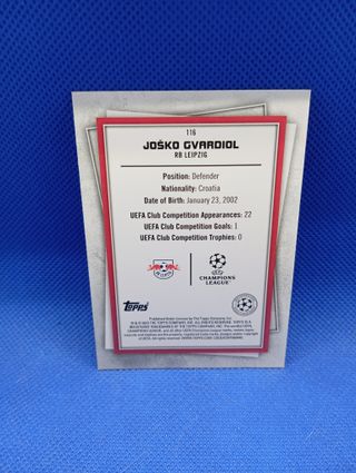 Cromo Topps  Josko Gvsrdiol (RB Leipzig)