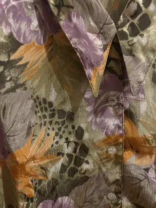 Blusa vintage estampado floral