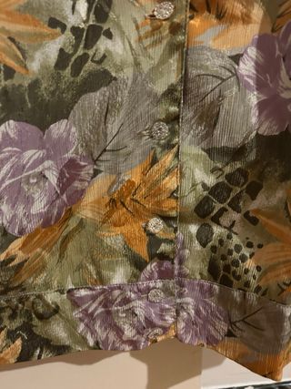 Blusa vintage estampado floral