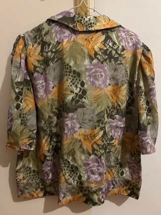 Blusa vintage estampado floral