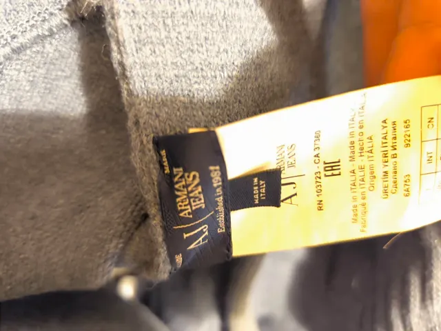 Bolso Armani Gris Original