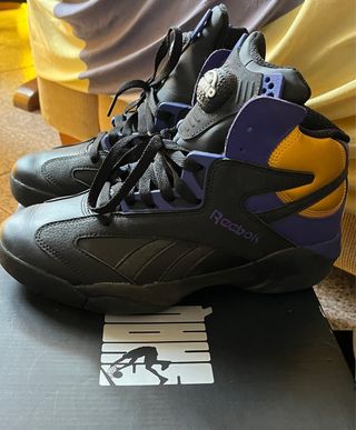 Reebok The Pump Zapatillas Negras y Moradas