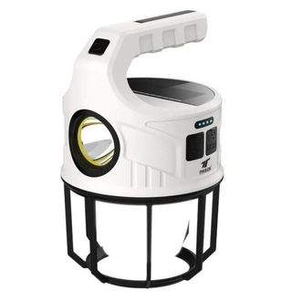 Linterna LED Recargable Blanca y Negra