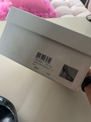 Zapatos tacón Christian Dior negros