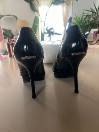 Zapatos tacón Christian Dior negros