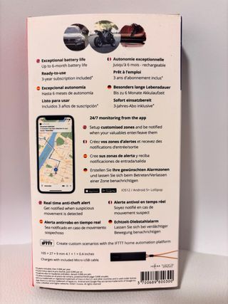 Invoxia GPS Tracker para moto/coche