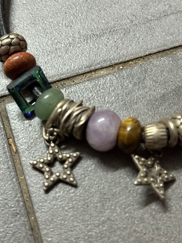 Pulsera cuero y zamac