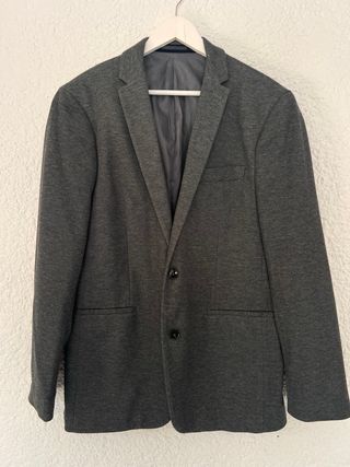 Americana Sfera Slim Fit Gris Talla 54