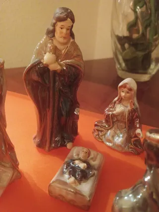 Belén de porcelana figuras
