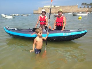 Kayak hinchable Decathlon 3 personas