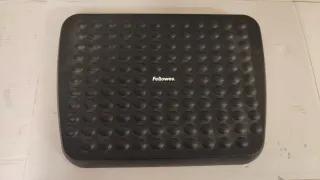 Poggiapiedi da scrivania nero