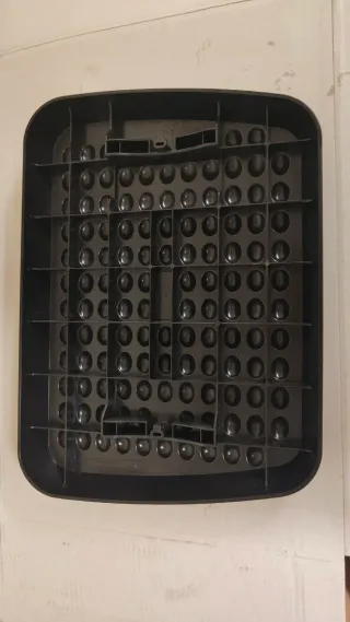 Poggiapiedi da scrivania nero