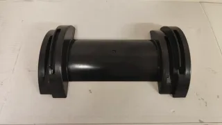 Poggiapiedi da scrivania nero