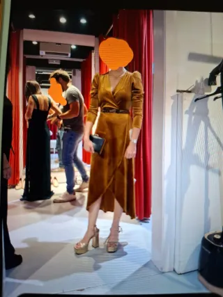 Vestido/chaqueta invitada midi Veneno en la piel 